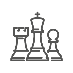 Rook King Pawn Icon